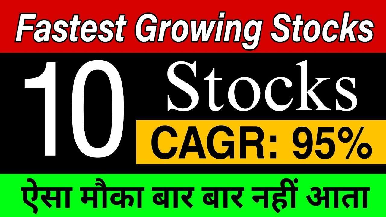 Fastest growing stocks in India